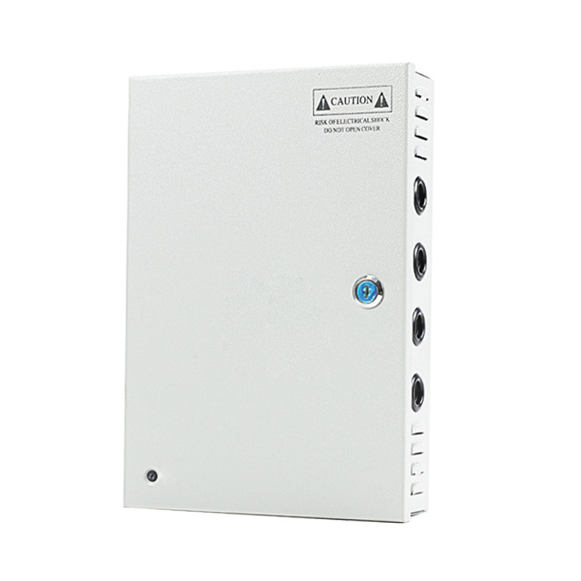 480W 40A 18CH DC12V Output Switch Mode CCTV Distribution Box Portable Power Supply For IR Camera Monitoring Equipment LED Tape Lights 480W 40A 18CH DC12V Output Switch Mode CCTV Distribution Box Portable Power Supply For IR Camera Monitoring Equipment LED Tape Lights